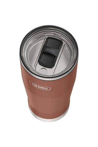 Thermos Icon Is115 0,53l Slıde Lock Mug Saddle W/straw Klasik Termos Is115-022977 Kahverengi Kahverengi