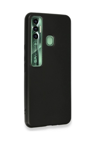 Cosmotex Newface Tecno Spark 7 Pro Kılıf First Silikon - Siyah