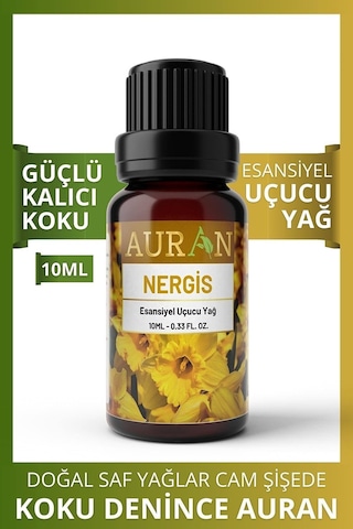 AURAN Nergis Esansiyel Uçucu Koku Yağı Buhurdanlık Yağı 10ML