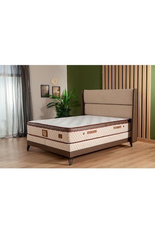 Süper Çift Kişilik Yatak Seti 150x200 / Ortopedik Yatak - Baza - Başlık