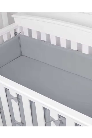 4 Parça Beşik Kenar Koruyucu Bebek Çocuk Yatak Kenar Yumuşatıcı