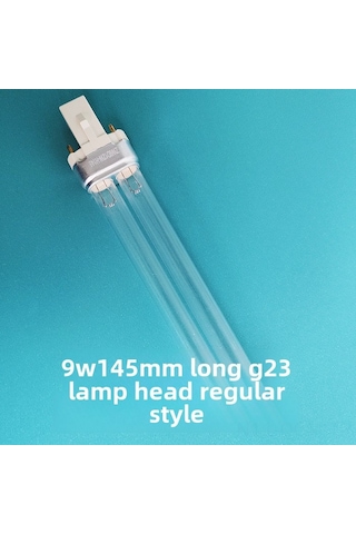 Qingmipy H-şekilli Uv C Dezenfeksiyon Lambası, 9w Kuvars Işık Kaynağı, G23 Bağlantı, 145mm, Ev Ve Okul İçin Bakteri Ve Virüs Yok Edici