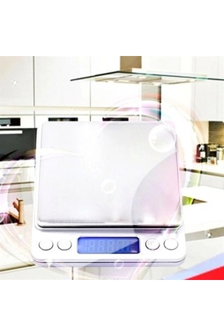 Buffer Elektronik 3 Kg Kapasiteli Dijital Hassas Kantar Mutfak Tartısı Terazi Çok Renkli