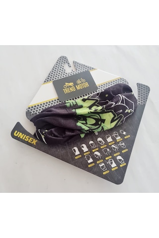 Buff Maske Bandana Green - Motosiklet Atv Bisiklet