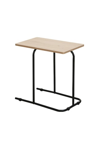 Stix Çok Amaçlı Sehpa - Ceviz / Siyah 50x30x50 Cm