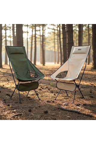 Madfox Airnest Ultra Katlanır Kamp Sandalyesi Cream