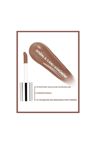 Barry M That's Swell Peptide Plumping Lip Oil Dolgunlaştırıcı Dudak Ruju Lip Gloss Taupe Touch Gri Kahve Toprak