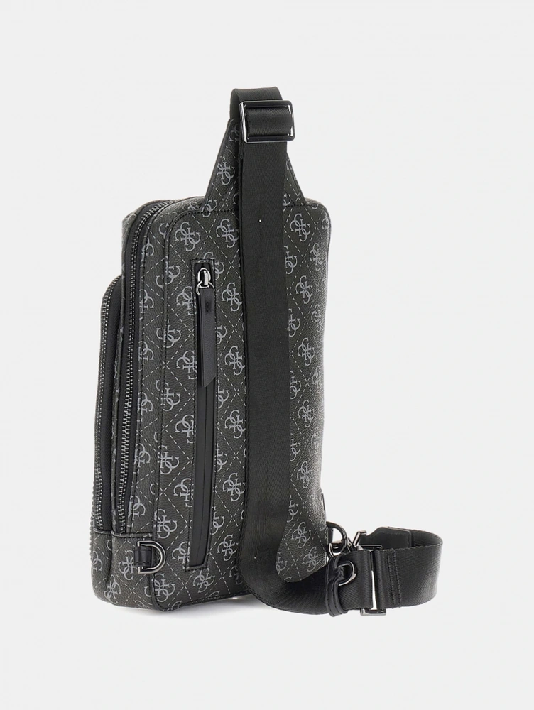 Guess Milano Erkek Siyah Çapraz Askılı Çanta Hmmılop5226-dab Siyah