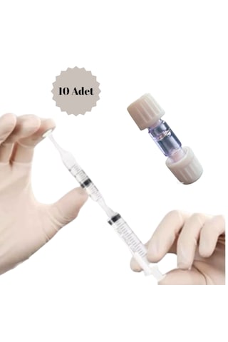 İki Yönlü Luer Akış Konnektör 10 Adet / 1 Paket İki Yönlü Luer Akış Konnektör 10 Adet / 1 Paket