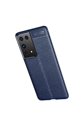 Galaxy S21 Ultra Kılıf Zore Niss Silikon Kapak Lacivert