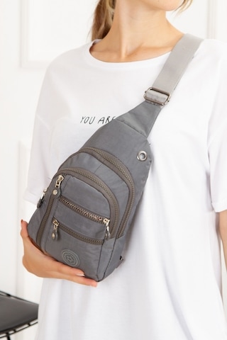 Su Geçirmez Krinkl Kumaş Kadın Bodybag Çapraz Çanta 1035