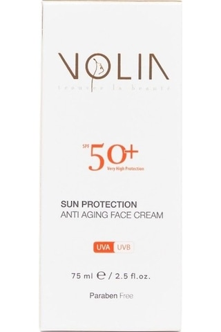 Volia SPF 50+ Anti-Aging Yaşlanma Karşıtı Güneş Koruyucu Yüz Kremi 75 ML