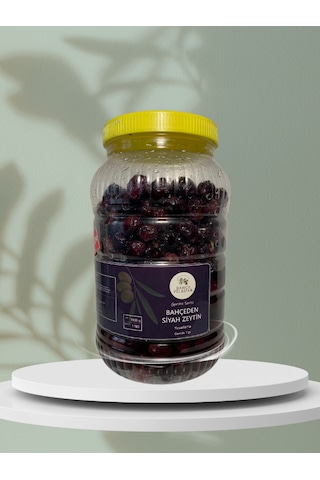 Bahçe Piladar Gurme Serisi Yuvarlama Siyah Zeytin 1 No 200-220 Dane 1900 Gr
