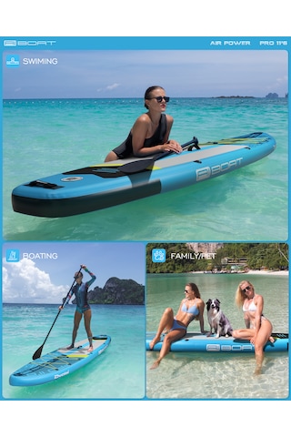 Air Power 11'6" 351x89x15 Cm Şişme Paddle Board Sup Seti 210 Kg