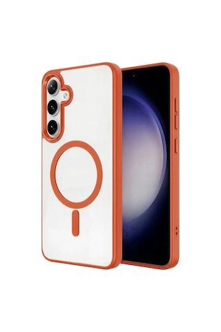 Galaxy Uyumlu S26 Plus Terea Magsafe Kapak - Turuncu