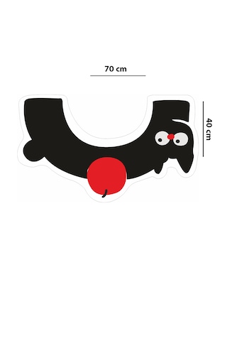 Chiliai Home 40x70 cm Dijital Kaymaz Yıkanabilir Banyo Paspası, Appgo