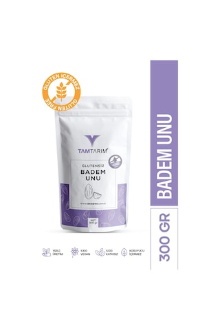 Tam Tarım Glutensiz Badem Unu 300 G