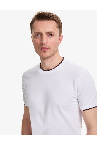 Pierre Cardin Erkek Beyaz Tişört 50327865-vr013