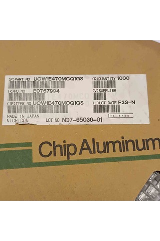 Ucw1e470mcq1gs 47mf 25v 6.3x7 Smd Kondansatör 100 Adet