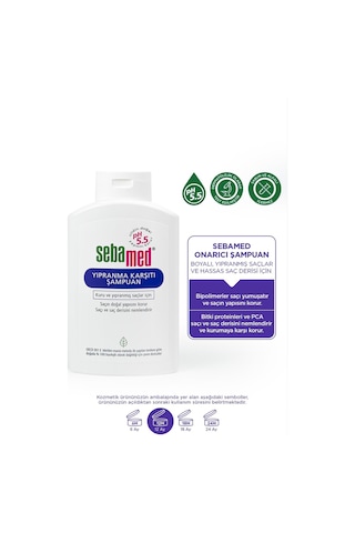 Sebamed Kuru ve Yıpranmış Saçlar İçin Nemlendirici Etkili Onarım Şampuanı 400 ML