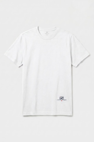 Tommy Life Beyaz Standart Fit Baskılı Kısa Kollu T-shirt - 88440