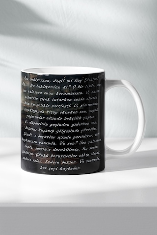 Şövalye Ve Prenses, Kalp Muhafızı, Dark Knight, Fantasy Hikaye Kupa Bardak Gri