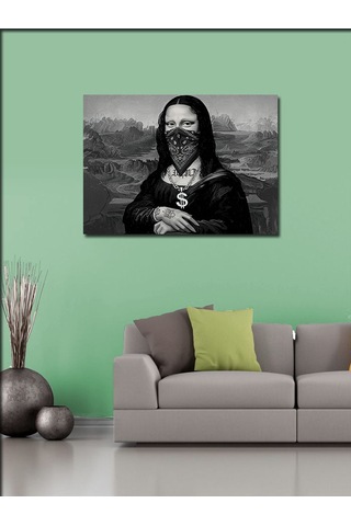 Kanvas Tablo Mona Lisa Ve Para