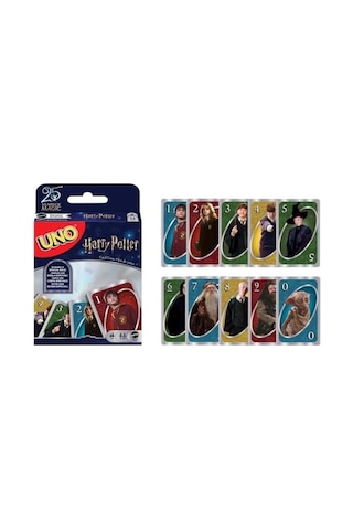 Mattel Games Uno Harry Potter Unoò Harry Potter Kart Oyunu, Film Temalı 112 Kartlık Deste, 7 Yaş Ve Üzeri İçin Fnc42