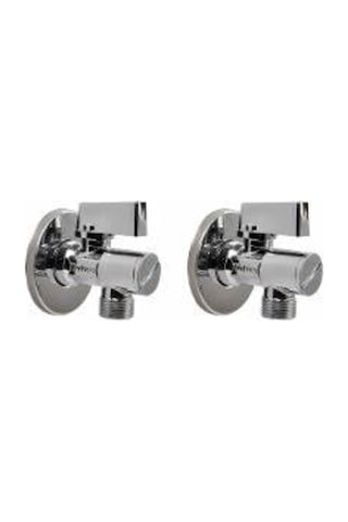 Turkuaz 3/8 Filtreli Ara Musluk Prinç Gümüş