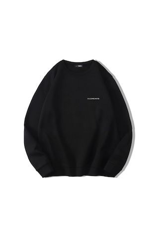 Brz Collection Unisex Oversize Strong Sweatshirt Siyah