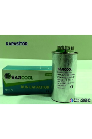 Kondansatör -Kapasitör - Klima 45+1.5 µf
