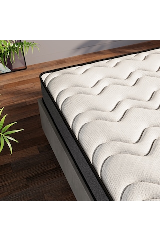 Mobpazar Full Ortopedik Mono Yatak, Tek Kişilik Yatak, Çift Taraflı Kullanım 90X190X21 cm