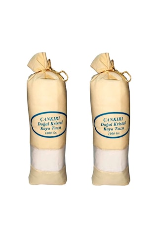 Çankırı Doğal Kristal Kaya Tuzu İnce 2 x 1 KG