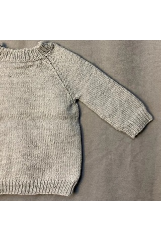 Uretti - Kadir 7704 - El Örgüsü Reglan Kol Erkek Çocuk Kazak - 2 Yaş Gri