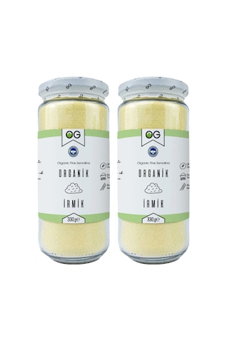OG natural 2'li Organik İrmik 330 G OG natural 2'li Organik İrmik 330 G