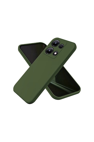 Infinix Note 30 Pro Uyumlu Silikon Kılıf - Kamera Korumalı Esnek Pastel Renk Kapak - Yeşil