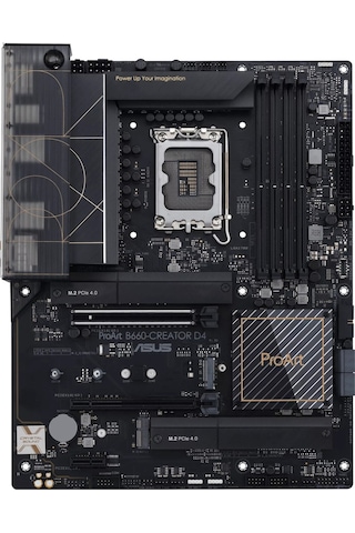 Asus ProArt B660-Creator D4 5333 MHz (OC) DDR4 Soket 1700 ATX Anakart