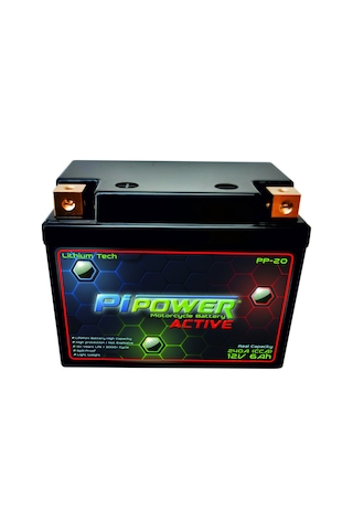 Pipower Active Compact 12v 6ah Lithium Lifepo4 Lityum Motosiklet