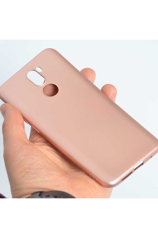 Vestel Venüs Z30 Kılıf Zore Premier Silikon Kapak Gold