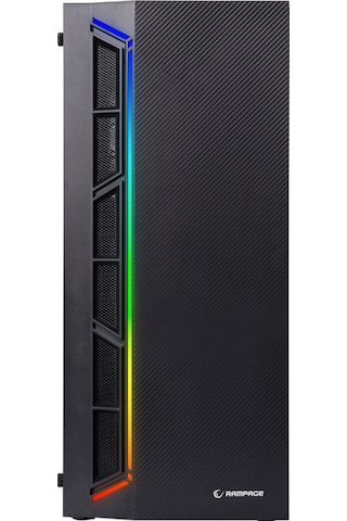 Rampage Bronze Victory 600W 80+ Mid Tower Bilgisayar Kasası Siyah