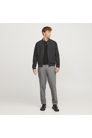 Jack & Jones Erkek Tapered Fit Chino Pantalon - Tace - 12260908 Grey Melange