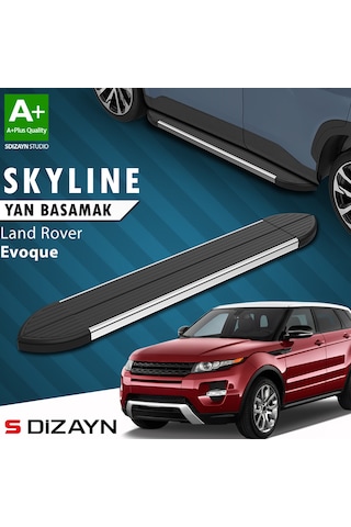 S-dizayn Land Rover Range Rover Evoque Skyline Krom Yan Basamak 173 Cm 2012-2017 A+ Kalite