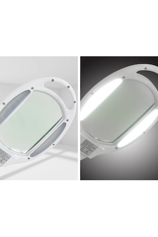 Standmag Ayaklı Esnek Boyunlu Led Li Büyüteç 42 Led Işıklı Ayaklı Büyüteç Lambası