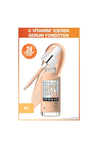 Maybelline Super Stay Skin Tint Fondöten - 10