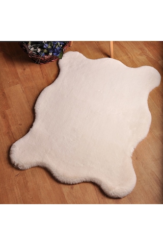 Soft Peluş Re x  Tavşanı Postu Krem