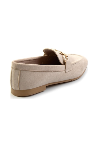 Bambi Bej Kadın Loafer Ayakkabı K01503727102 Bej