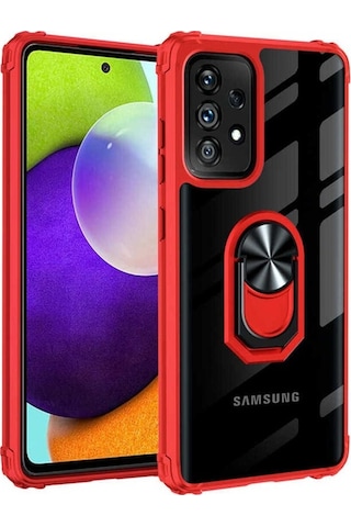 Samsung Uyumlu Galaxy A72 Kılıf Zore Mola Kapak Kırmızı