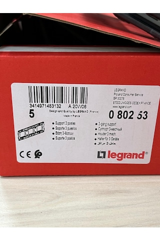 Legrand 6 -8 Modül Sıva Altı Metal Çerçeve