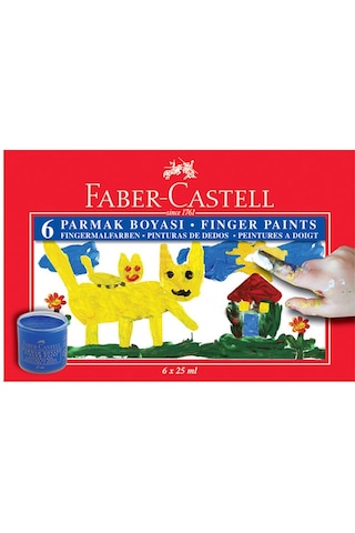 Faber-Castell Parmak Boyası 6 Renk 160402 N11.503