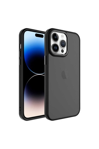 Apple Uyumlu iPhone 14 Pro Max Kılıf Buzlu Sert Pc Zore May Kapak